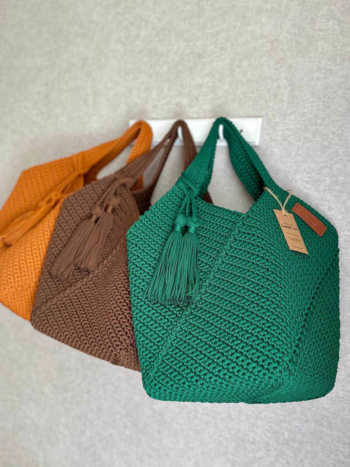 Beginner Crochet Bag PDF – Step-by-Step Tote Pattern with Photos